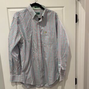 Authentic Masters Peter Millar Multicolor Checkered Shirt